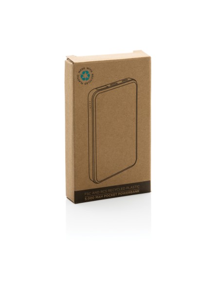 Powerbank da 5.000 mAh in plastica riciclata RCS